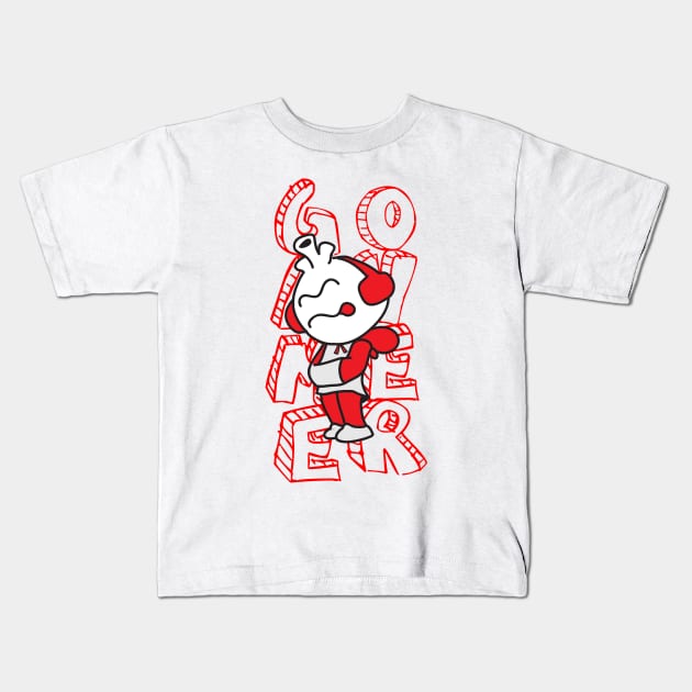 game over red Kids T-Shirt by OmCantengan